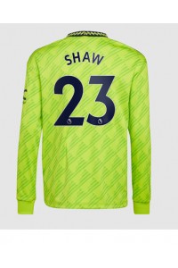 Fotbalové Dres Manchester United Luke Shaw #23 Třetí Oblečení 2022-23 Dlouhý Rukáv